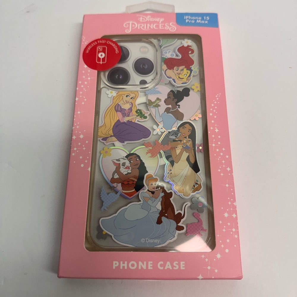 Disney Princess iPhone 15 Pro Max Case - Pink and Multicolor‎